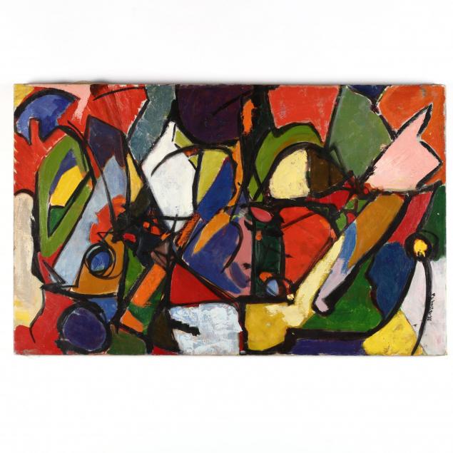 mid-century-colorful-abstract-painting