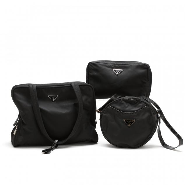 a-travel-sute-of-three-black-nylon-bags-prada