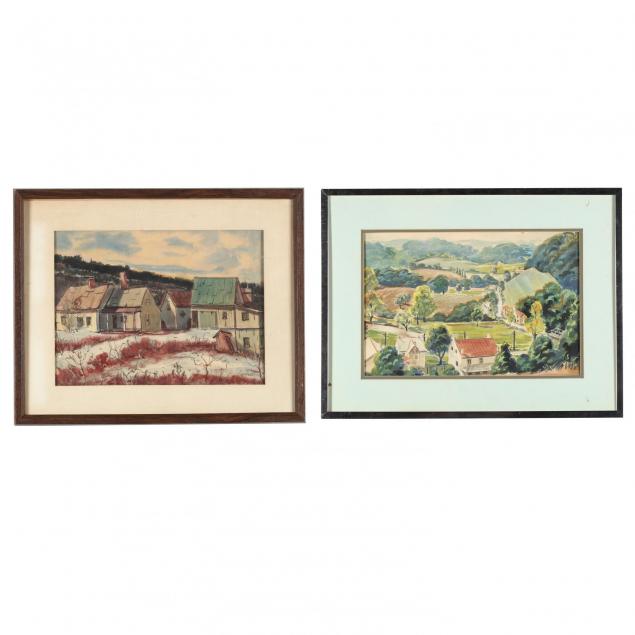 two-american-scene-watercolors