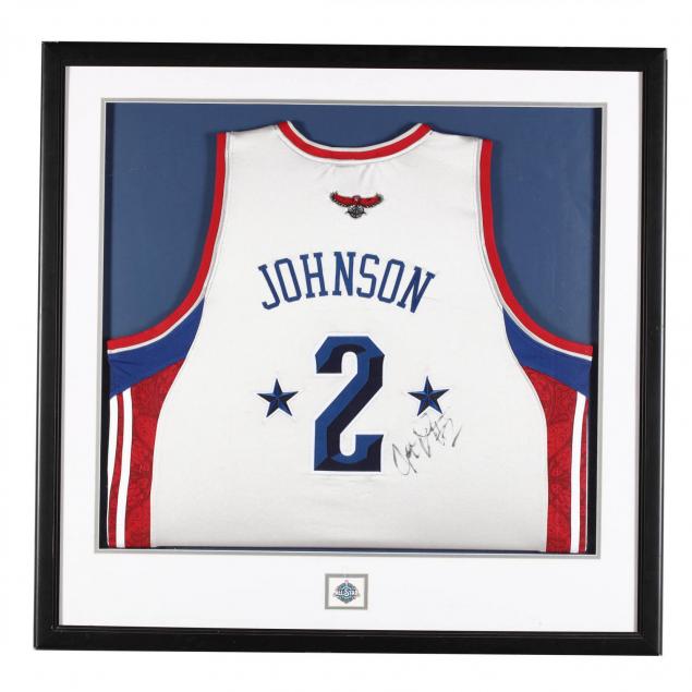 framed-autographed-nba-all-star-basketball-jersey-22-johnson