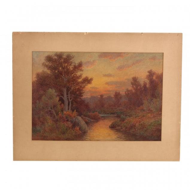 j-d-hunting-ma-19th-20th-c-sunset-landscape