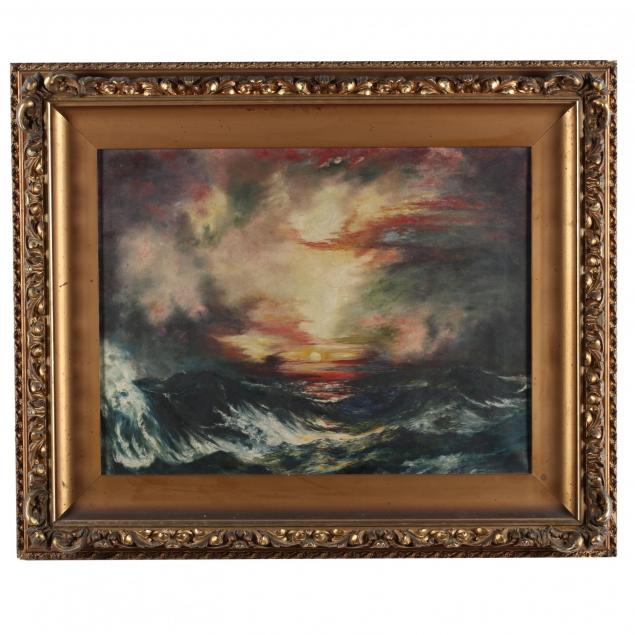 antique-american-school-seascape-painting