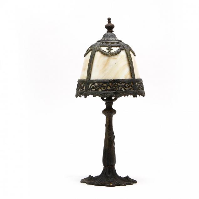 vintage-slag-glass-boudoir-lamp