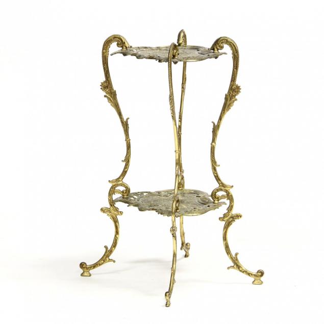 bradley-hubbard-art-nouveau-brass-tiered-stand