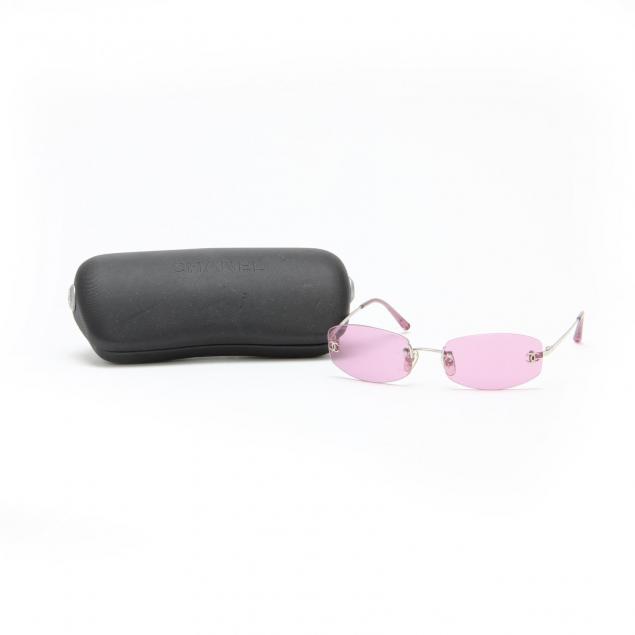 a-pair-of-violet-tinted-sunglasses-chanel