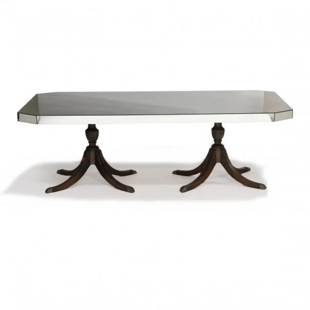 custom-mirrored-double-pedestal-dining-table