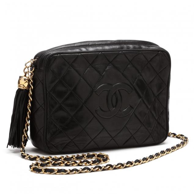 Vintage Chanel Camera Bag Tassel Zip at 1stDibs