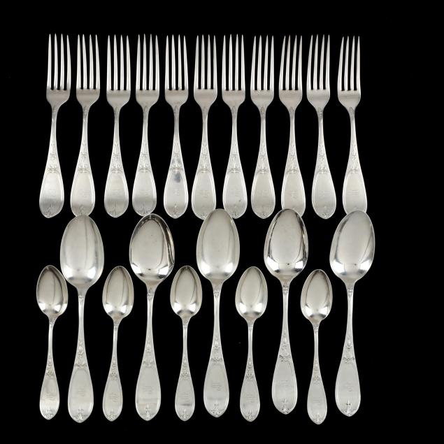 group-of-american-coin-silver-flatware
