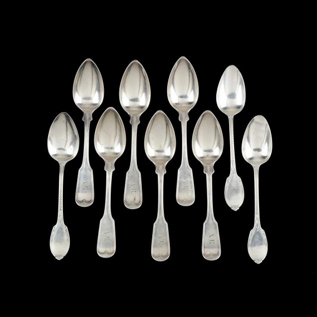 9-american-coin-silver-teaspoons