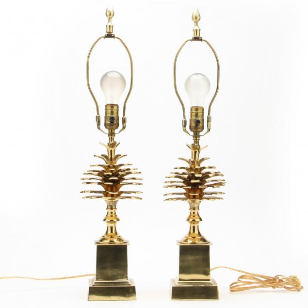 pair-of-decorative-brass-pinecone-table-lamps