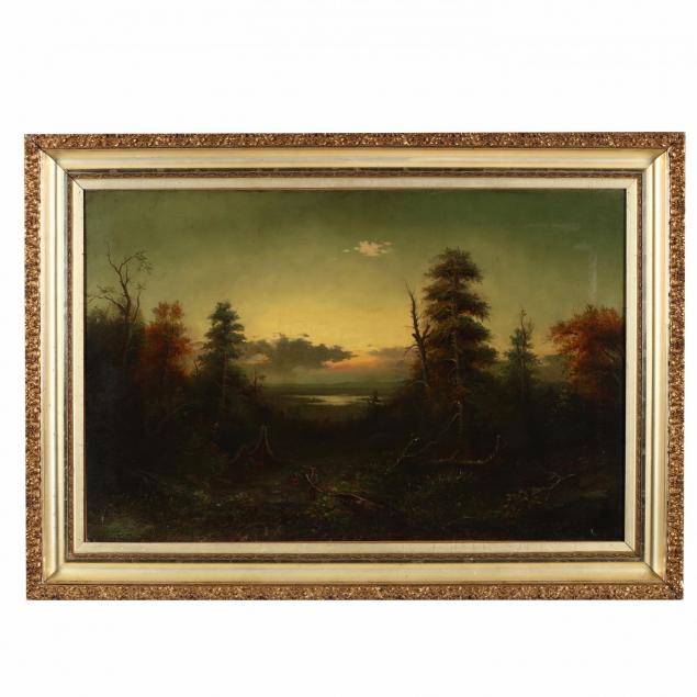 antique-painting-of-an-encampment-in-the-adirondacks