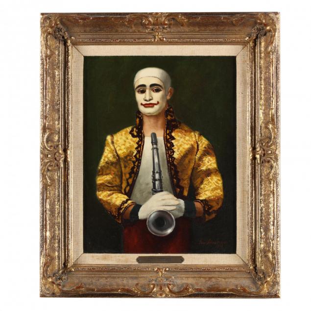 eric-lundgren-am-1906-i-study-for-clown-in-gold-i
