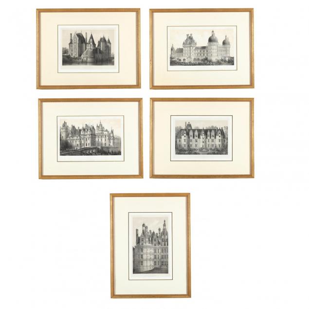 set-of-five-french-architectural-lithographs-after-victor-petit
