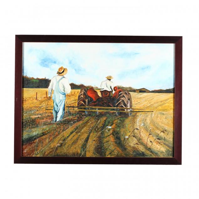 napoleon-hill-nc-20th-century-farmers-with-tractor