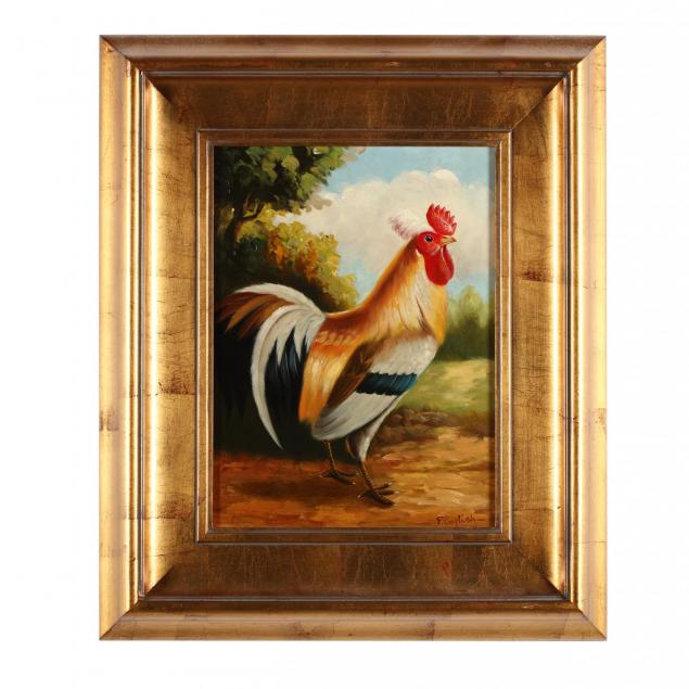 contemporary-painting-of-a-rooster