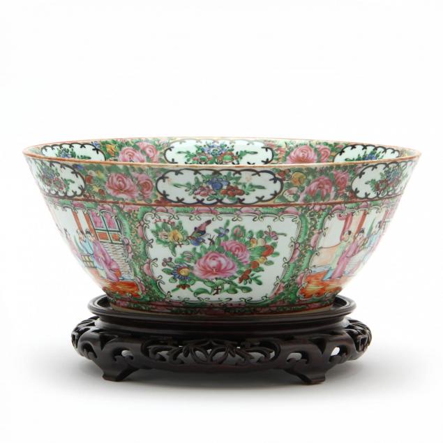 chinese-export-rose-medallion-punch-bowl