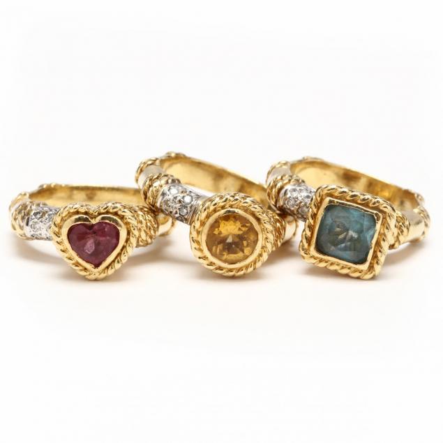 three-18kt-gem-set-stackable-rings-cassis