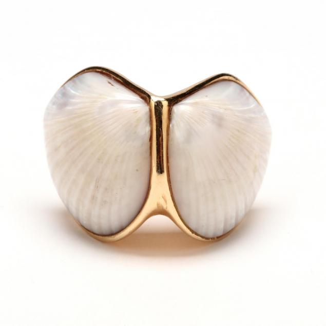 14kt-gold-and-double-shell-ring-marguerite-stix