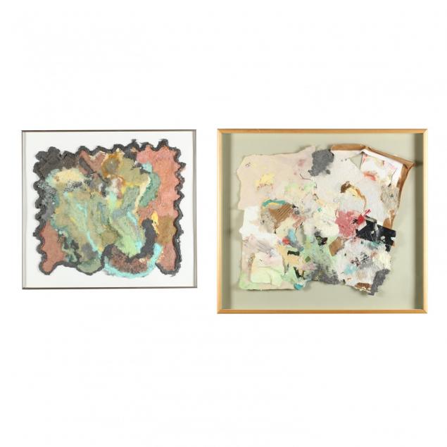 elizabeth-gillett-nyc-20th-century-two-mixed-media-works