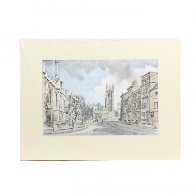 limited-edition-lithograph-of-watercolor-depicting-magdalen-college-oxford