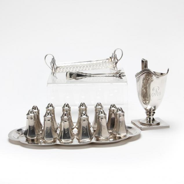 group-of-sterling-silver-table-wares