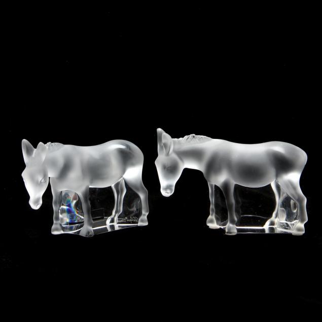 lalique-crystal-pair-of-donkeys