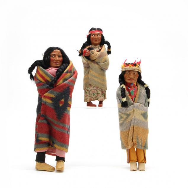 three-vintage-skookum-american-indian-dolls