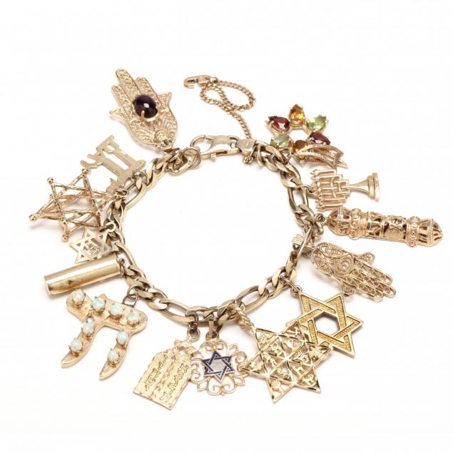 14kt-charm-bracelet-with-judaic-charms