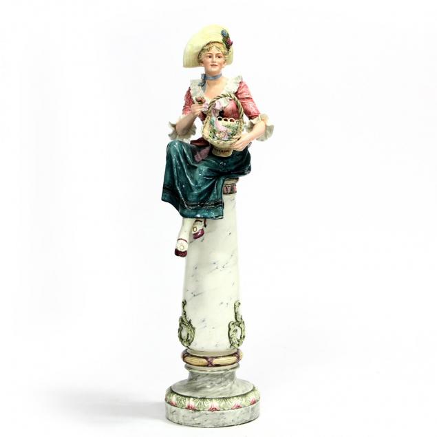 large-antique-majolica-figure-on-pedestal
