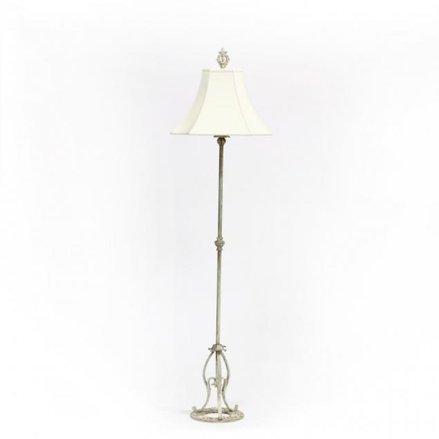 vintage-patinated-iron-floor-lamp