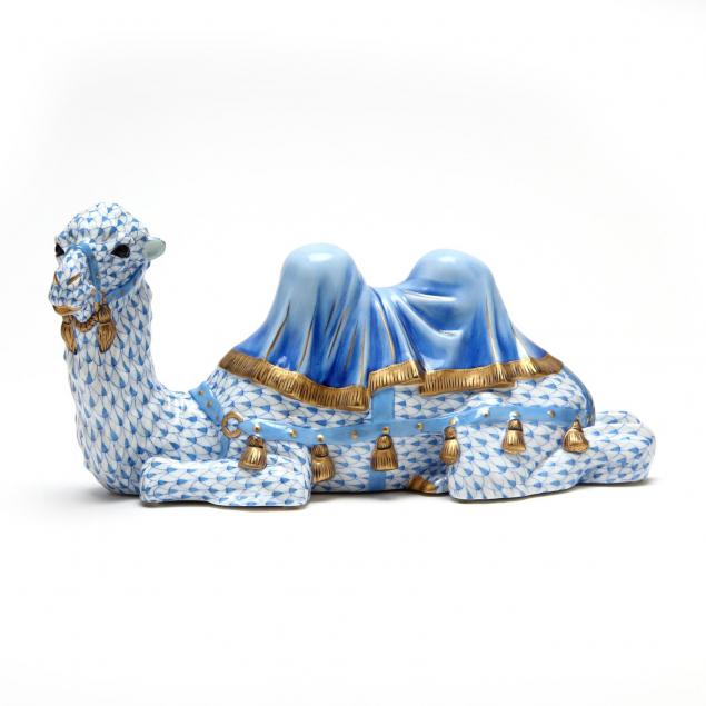 a-herend-figurine-of-a-dromedary-camel