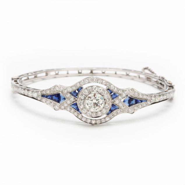 platinum-diamond-and-synthetic-sapphire-bracelet-kirk