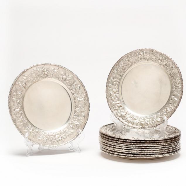 set-of-12-s-kirk-son-repousse-sterling-silver-bread-plates