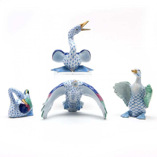 a-group-of-herend-duck-figurines