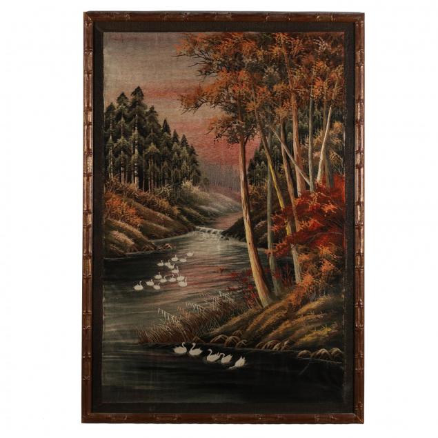 large-japanese-silk-needlework-landscape