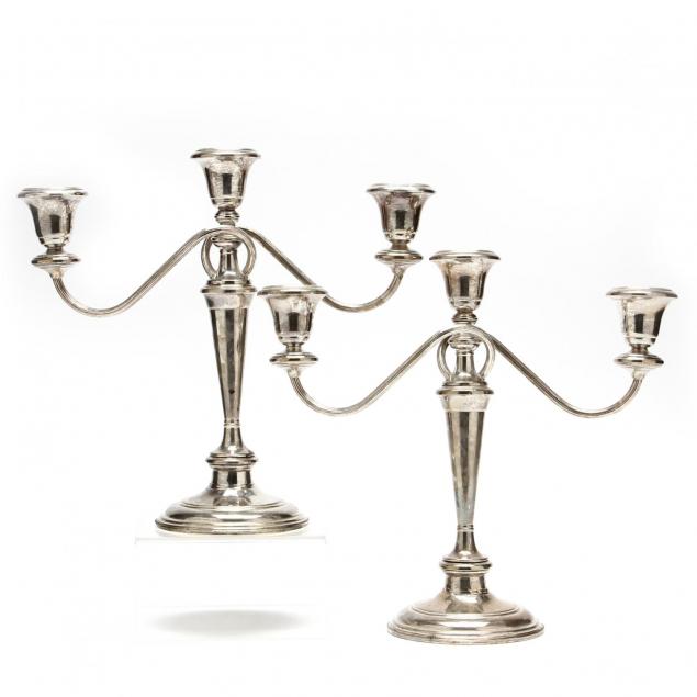 pair-of-sterling-silver-convertible-three-light-candelabra