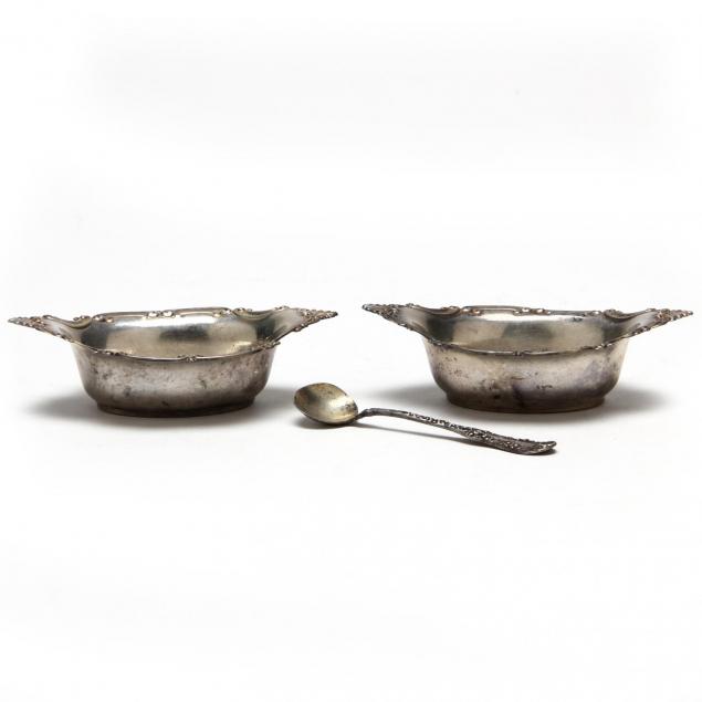 two-sterling-nut-dishes-and-spoon