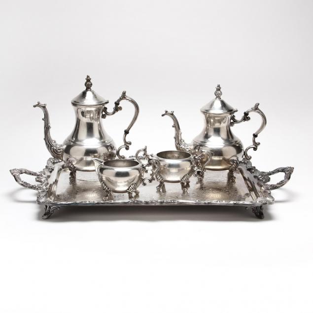 rogers-silverplate-tea-service