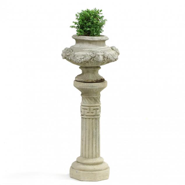 neoclassical-style-cast-stone-jardiniere-and-pedestal