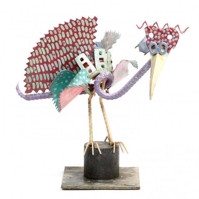 industrial-painted-found-object-sculpture-of-a-bird