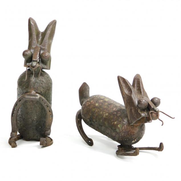 pair-of-industrial-found-object-rabbit-figures