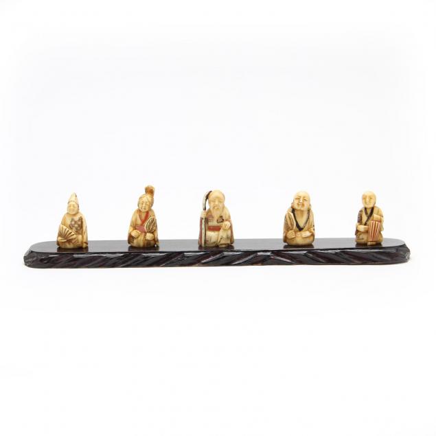 group-of-five-japanese-ivory-netsuke