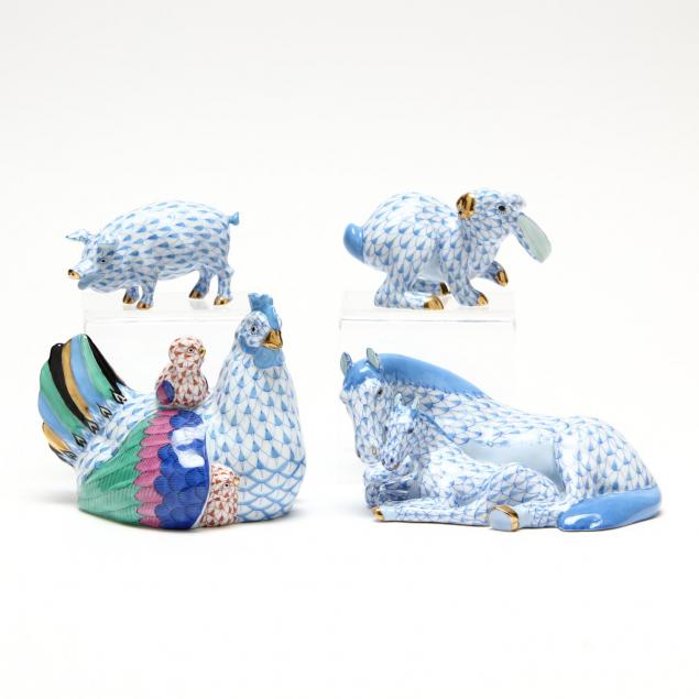 herend-barnyard-series-animal-figurines