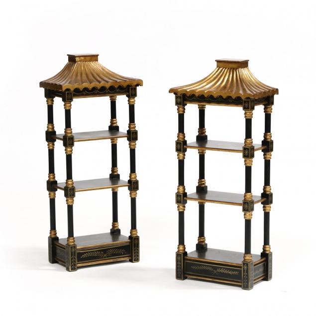 pair-of-pagoda-form-wall-shelves