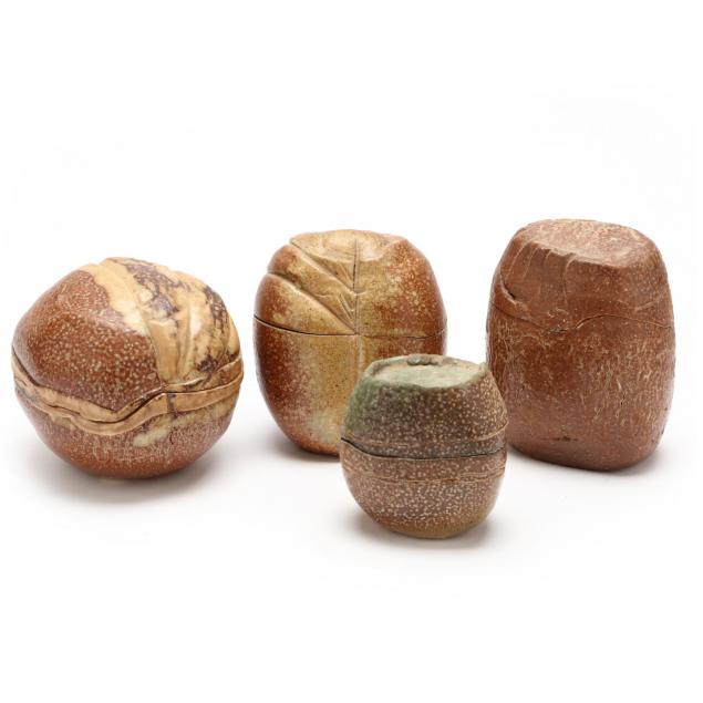 four-council-grove-geode-style-pottery-vessels