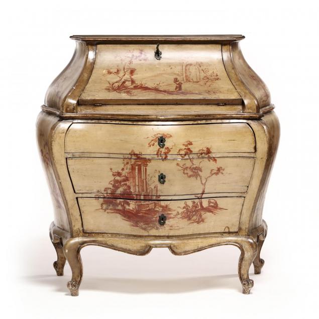 italianate-polychrome-decorated-bombe-commode