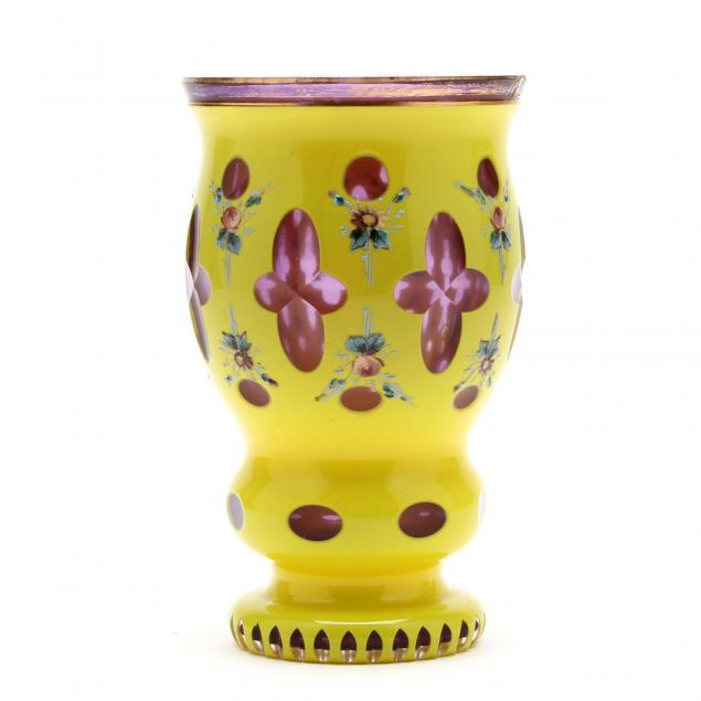 unusual-bohemian-cut-to-lavender-glass-vase