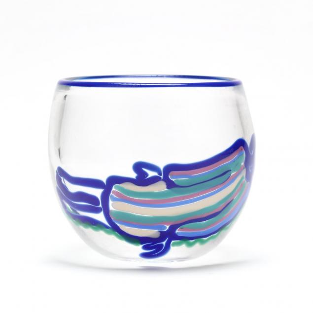katherine-william-berstein-nj-nc-joseph-his-coat-of-many-colors-art-glass-bowl