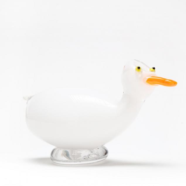 katherine-william-berstein-nj-nc-art-glass-duck