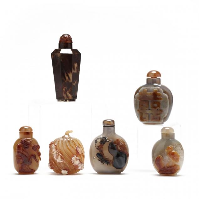 six-chinese-snuff-bottles